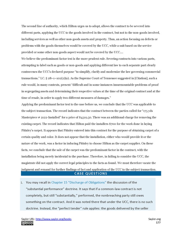 Business Law and the Legal Environment - Page 577